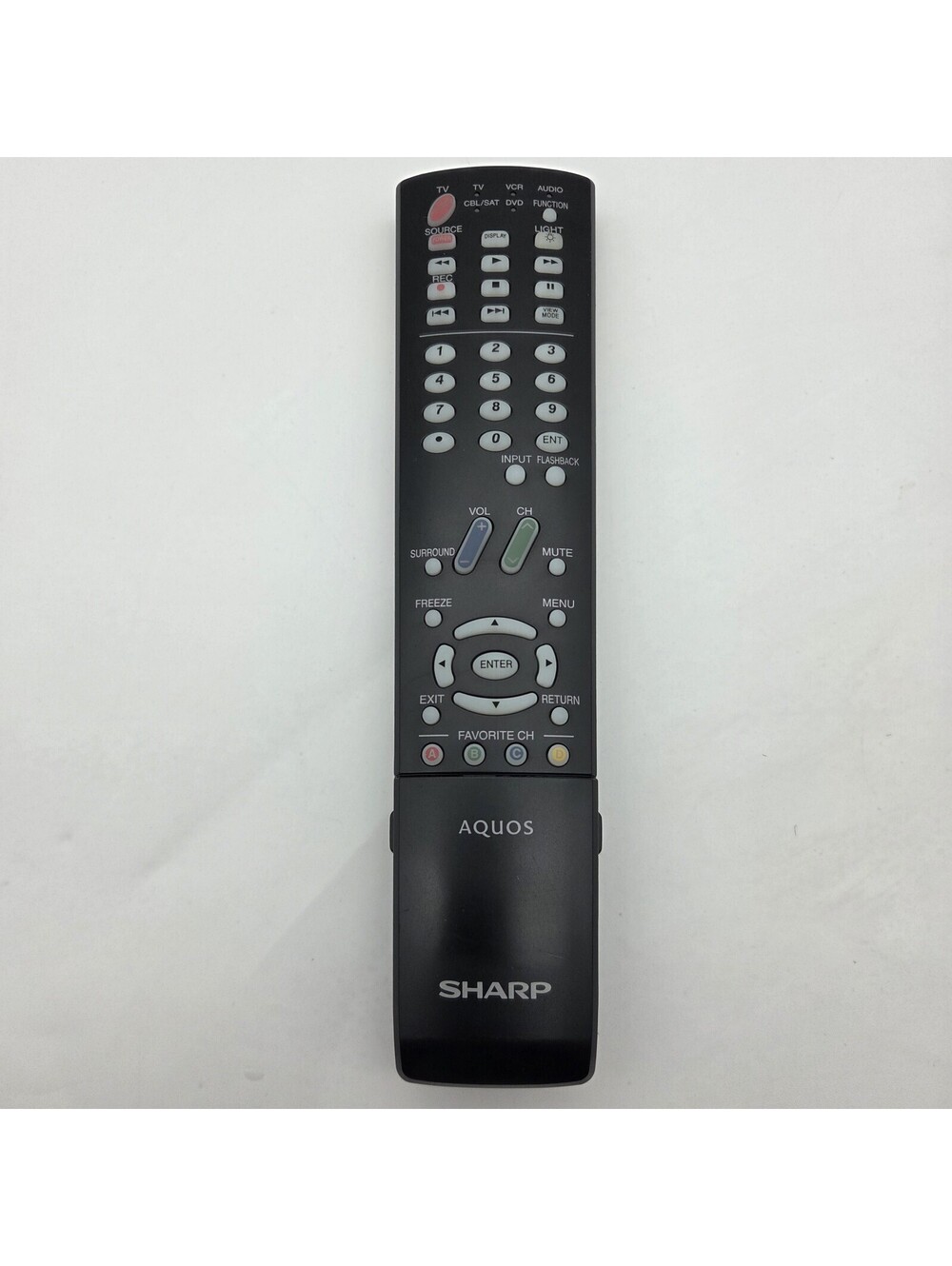 Genuine Sharp Aquos TV GA600WJSA Remote Control OEM LC-46D64 LC-52D64 LC-65D64